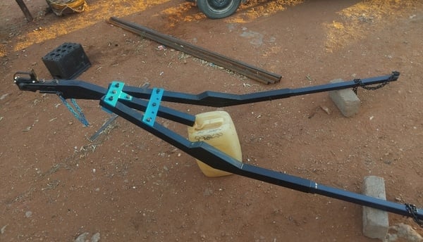 A frame towbar