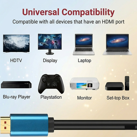4K HDMI Cable 20m Ultra HD-HDMI to HDMI 2.0 High-Speed Audio &Video Display