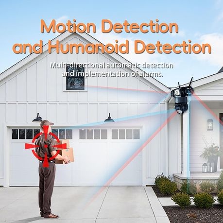 Solar Powered Surveillance Camera - Wireless Outdoor Security Cam
