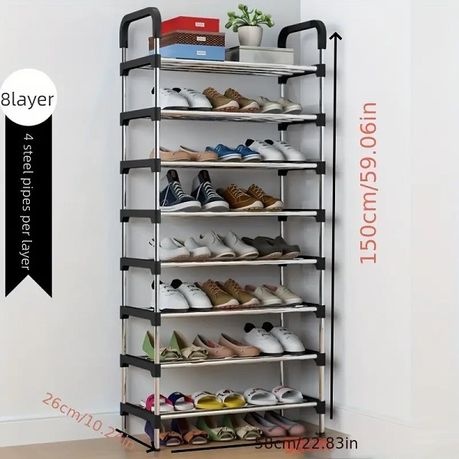 8 Tier Shoe Storage Rack Organizer-HB