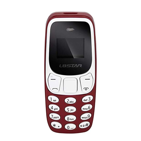 BM10 Wireless Dialer/Mini Phone - Red