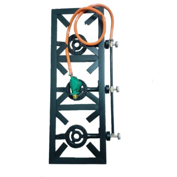 Triple Burner Flat Steel Boiling Table