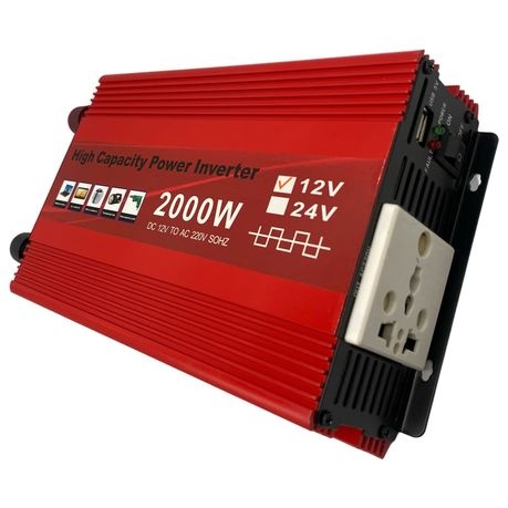 DC 12V to AC 220V High Capacity 2000W Power Inverter