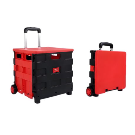 Heavy Duty Foldable Shopping Trolley with Wheels RL-2