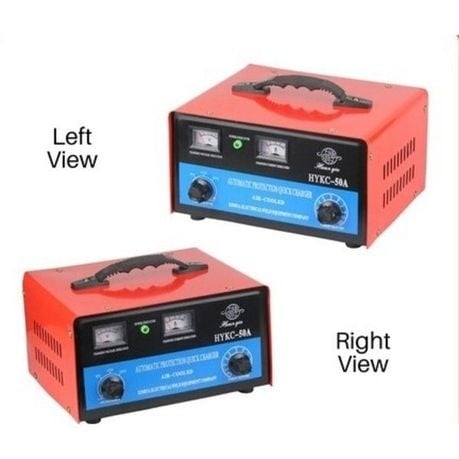 Protection Quick Car Battery Charger 6/12/24V-HYKC 50A