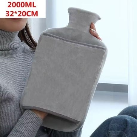 Durable Hot Water Bottle - Blue