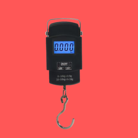 Black Plastic Digital Kitchen Scale - Accurate Food Weigher