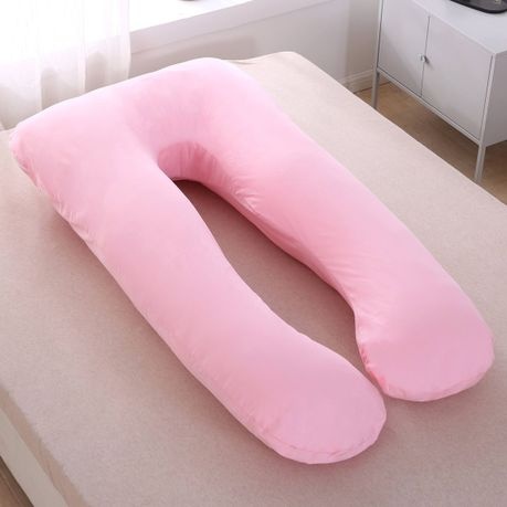 Portable U-Shaped Maternity Full Body Pregnancy Pillow - Grey