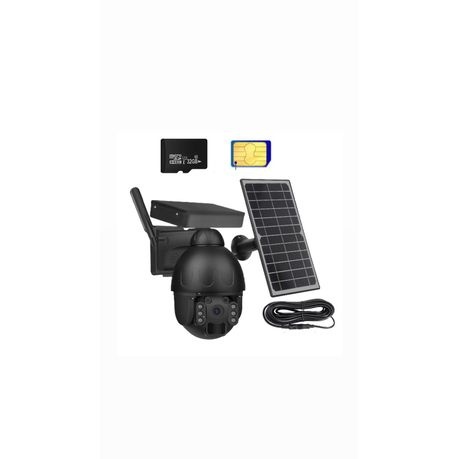 4G/3G Steel Solar PTZ Camera (With SIM and Memory)