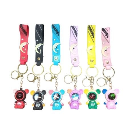 Multi-colour Spaceman Keychains