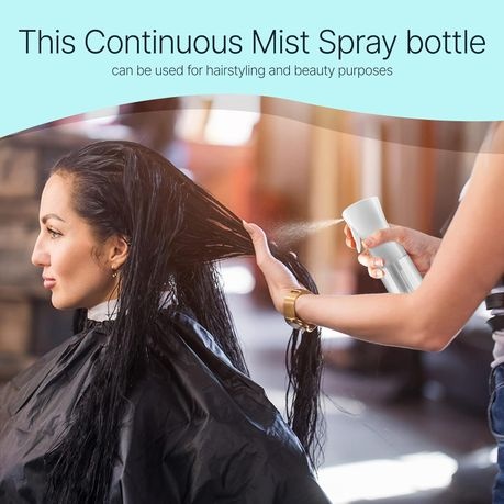 Multipurpose Continuos Mist Spray Bottle 300ml White.