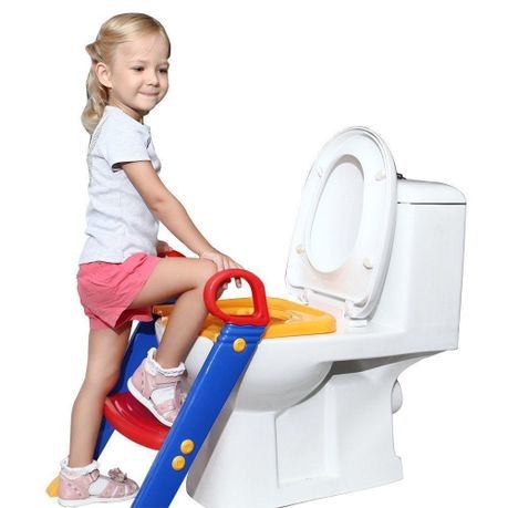 Children Potty Training Seat With Step Stool Ladder For Kids & Toddlers