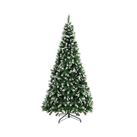 Canadian Fir Full Pop-up Christmas Tree Snow White Tips - 210 cm