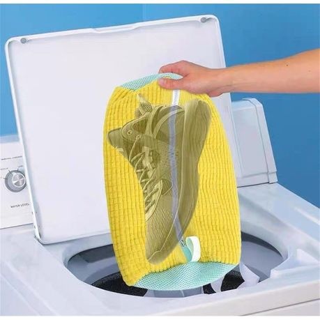 2PCS-Chenille Shoe Wash Bag/Machine Wash Shoe Net bag wash guard bag