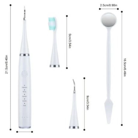 Electric Tooth Cleaner Adult Powerful Toothbrush With Plaque Remover - Black