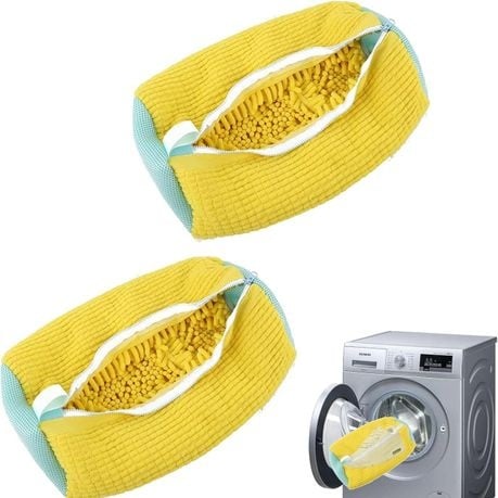 2PCS-Chenille Shoe Wash Bag/Machine Wash Shoe Net bag wash guard bag