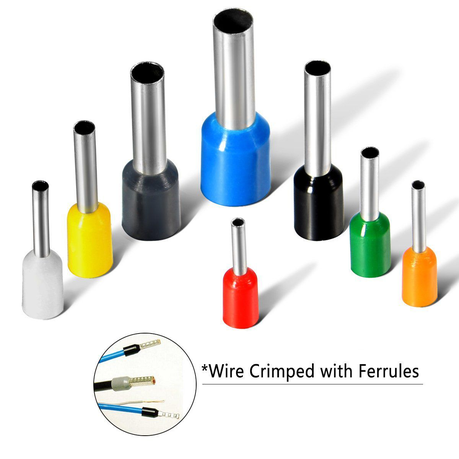 Tube Type Crimping Tool Set 1200pcs Terminals