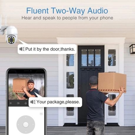 Home Security Smart Colour Night Vision Outdoor Camera + 8GB SD Card