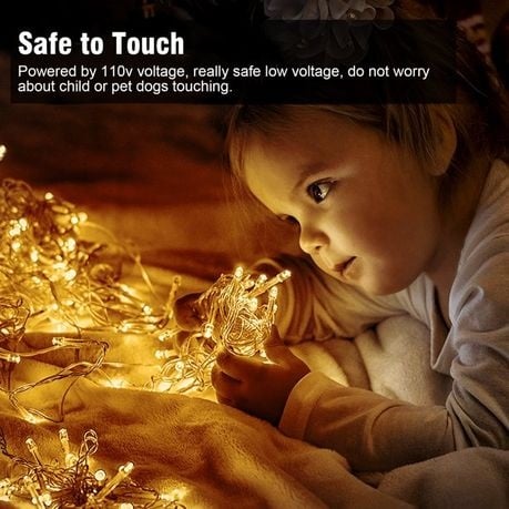 50m Warm White LED String Fairy Lights