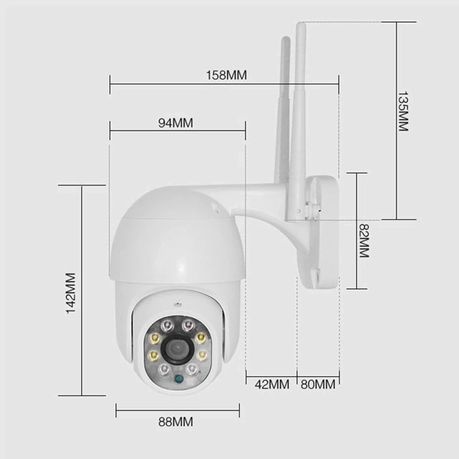 Home Security Smart Colour Night Vision Outdoor Camera + 8GB SD Card