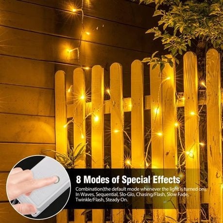 50m Warm White LED String Fairy Lights