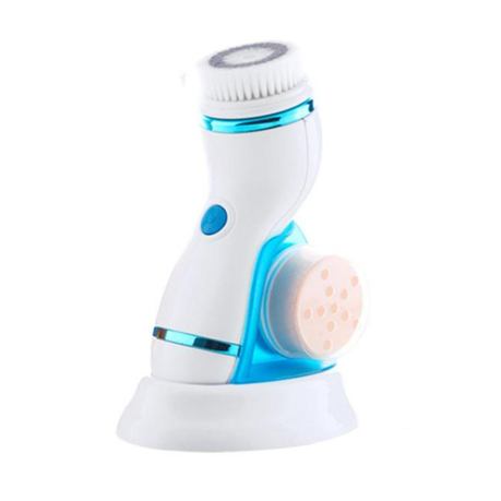 Multifunction Rechargeable 4 in 1 Face Massage Beauty Device - Blue
