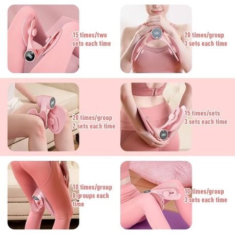 Home Pelvic Floor Muscle Trainer thigh training equipment -Pink