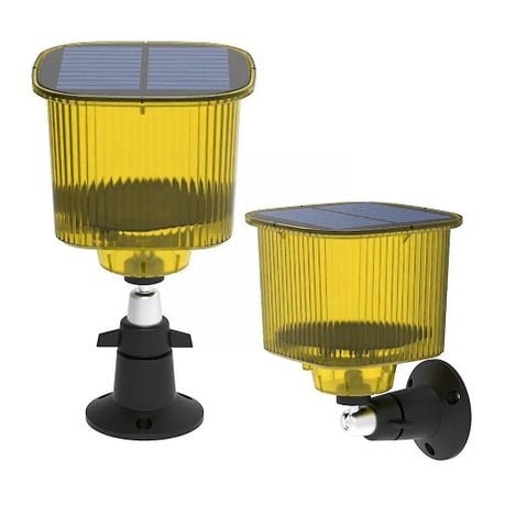 Solar Outdoor Animal Repeller Sound and Light Alarm Q-BJ900 - Red