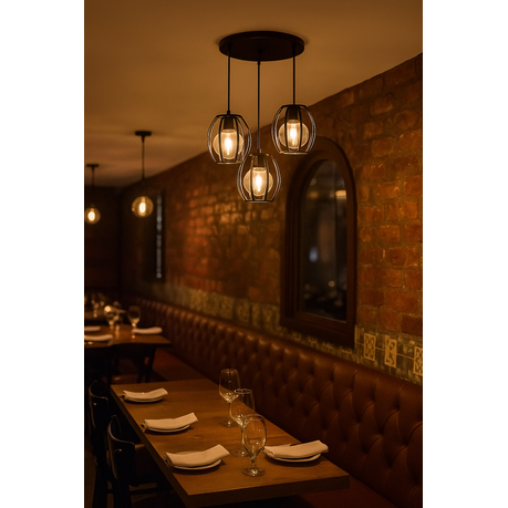 3-Pendant Light - For Kitchen Island, Dining