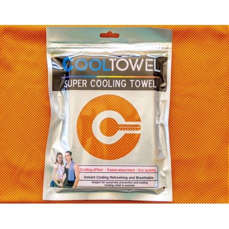 Ten-Tech Yoga Cooling Towel - Orange