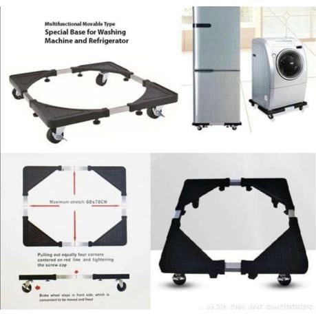 Multifunctional Adjustable Home Appliance Base Trolley - 3317