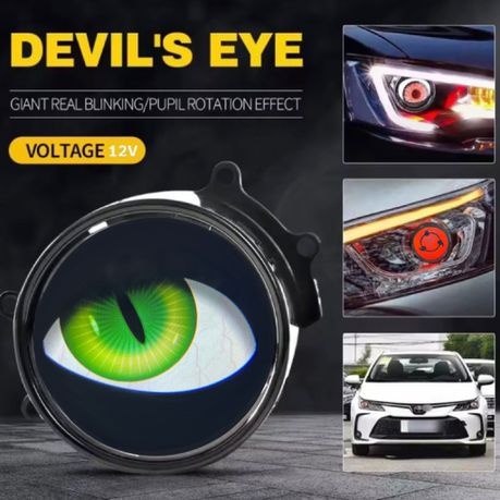 3-Inch LED Animated Multi Mode Demon Eye Fog Light