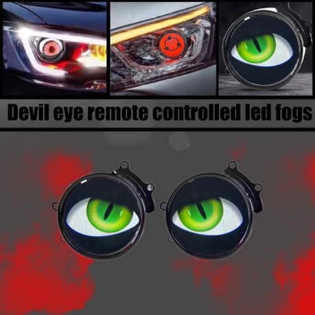 3-Inch LED Animated Multi Mode Demon Eye Fog Light