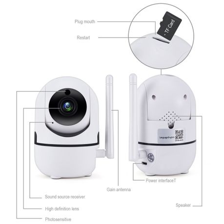 Auto Track Wireless 2.4G Surveillance Outdoor Baby IP Camera
