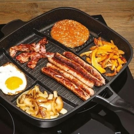 5-In-1 Rectangular Non-Stick Frying Pan