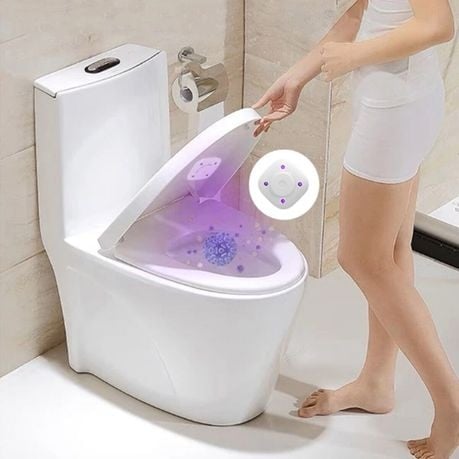 2 x Ultraviolet Light UV Toilet Sanitizer Disinfection Lamp