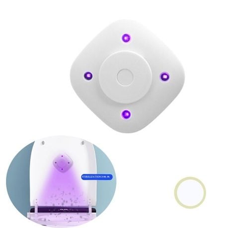 2 x Ultraviolet Light UV Toilet Sanitizer Disinfection Lamp