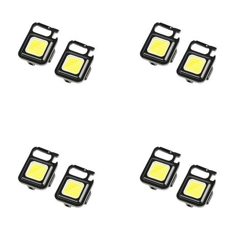 Pocket Keychain Ultra Bright Light with Bottle Opener x 8