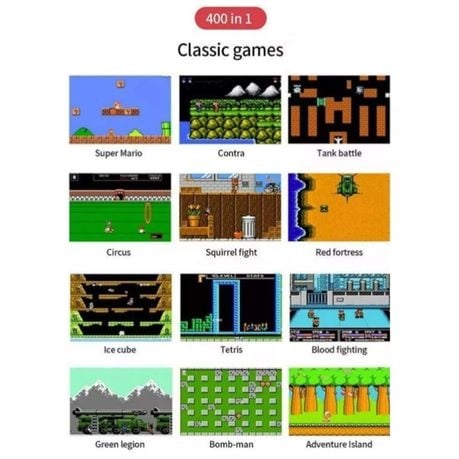 x400 Games Hand Held Game Console