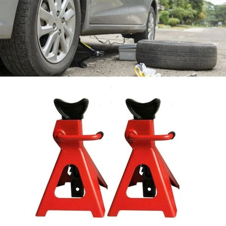 3-Ton Steel Adjust Jack Stands/Car Emergency Low Profile Lift Hand Tool