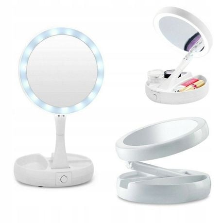 LED Foldable Makeup Mirror