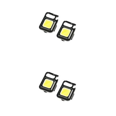 4 x Pocket Keychain Ultra Bright Light with Bottle Opener