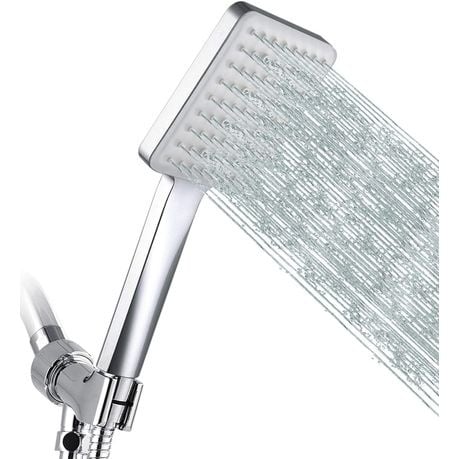 Shind Lightweight Silver Square Hand Shower Head