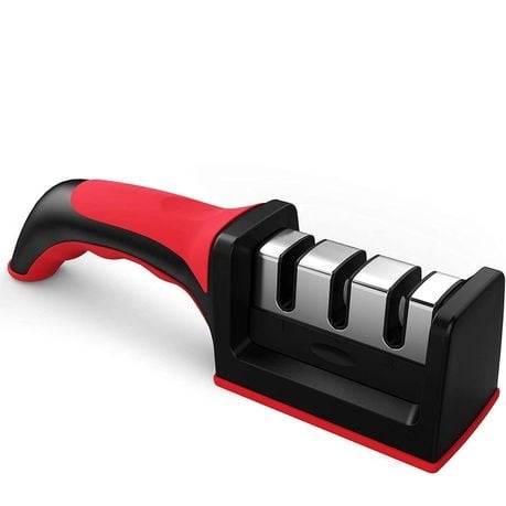 3 Stage Knife Professional Sharpener Stainless Steel - 3 Pack