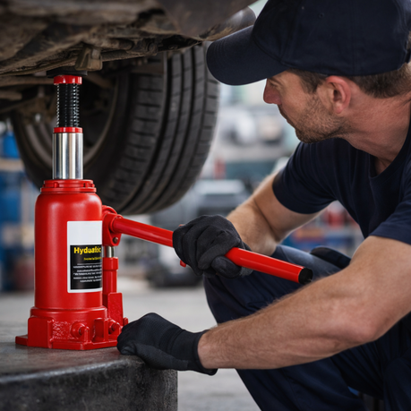8 Ton Bottle Jack - Heavy Duty, Hydraulic