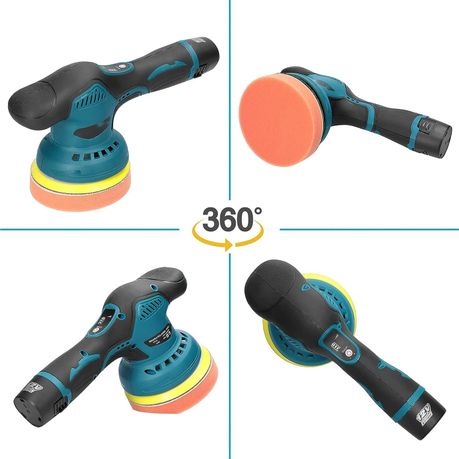 12V Electric Car Polisher Machine with Polishing Pad Kit
