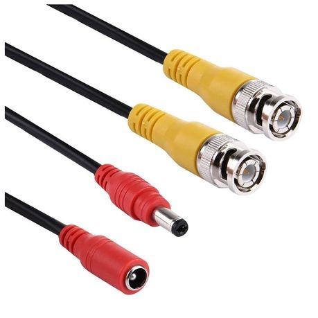 10M BNC Cable Video + DC Power CCTV Cable