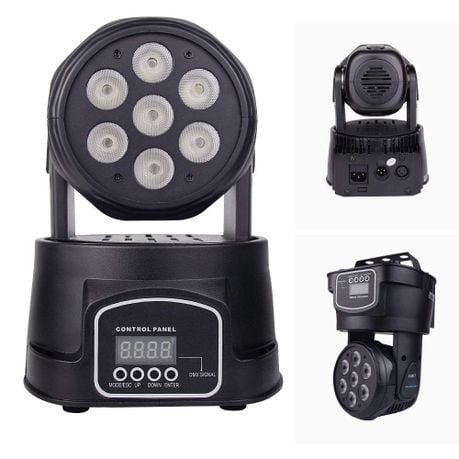 7x12W RGB Mini LED Moving Head Lights