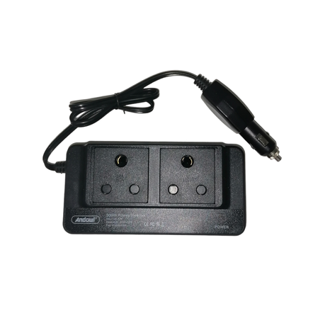 Power Car Inverter 300W DC 12V to 220V AC with 4 USB Charger Pods