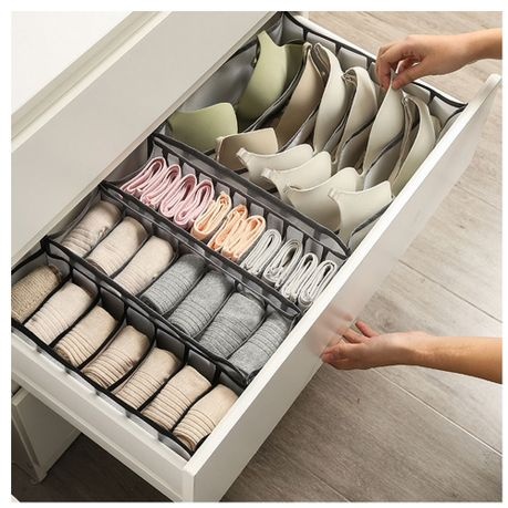 Home Fashion Clothing Underwear Storage Drawer Organiser Set Of 3